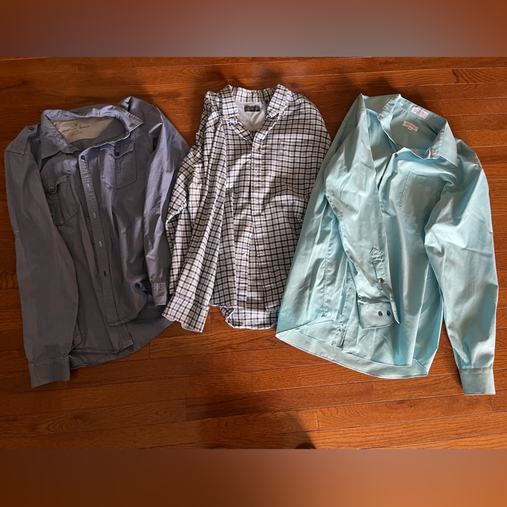 (3) Men’s XL Dress Shirts